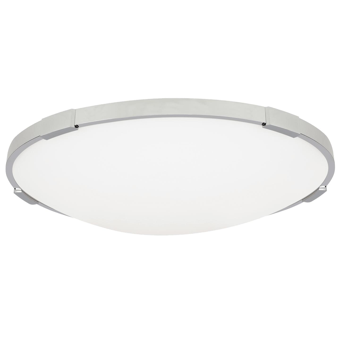 Chrome 18" Diameter LED 90 CRI 2700K 120V