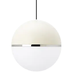 White/Chrome Lamp Not Included