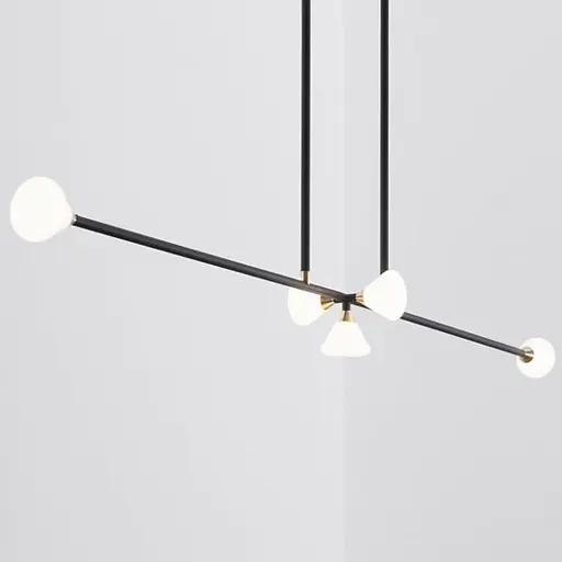 Купить Подвесной светильник Apollo 5 Light LED Linear Suspension в интернет-магазине roooms.ru