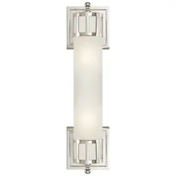 Polished Nickel Frosted Glass