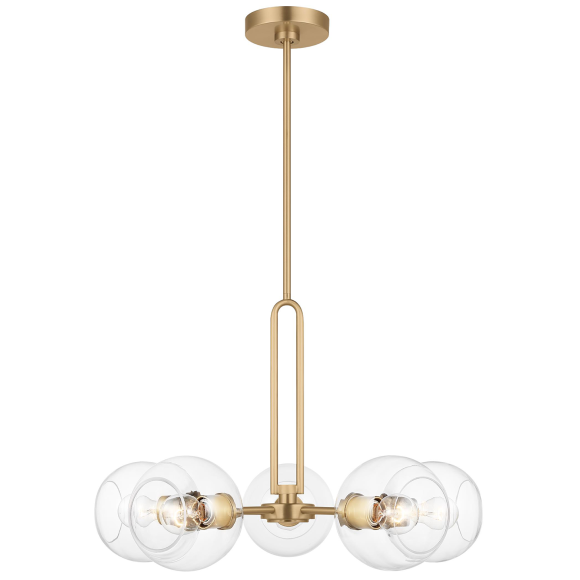 Satin Brass LED Bulb(s) Included