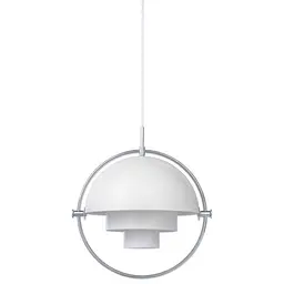 Matte White with Chrome, Glass