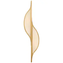 Antique-Burnished Brass Frosted Glass