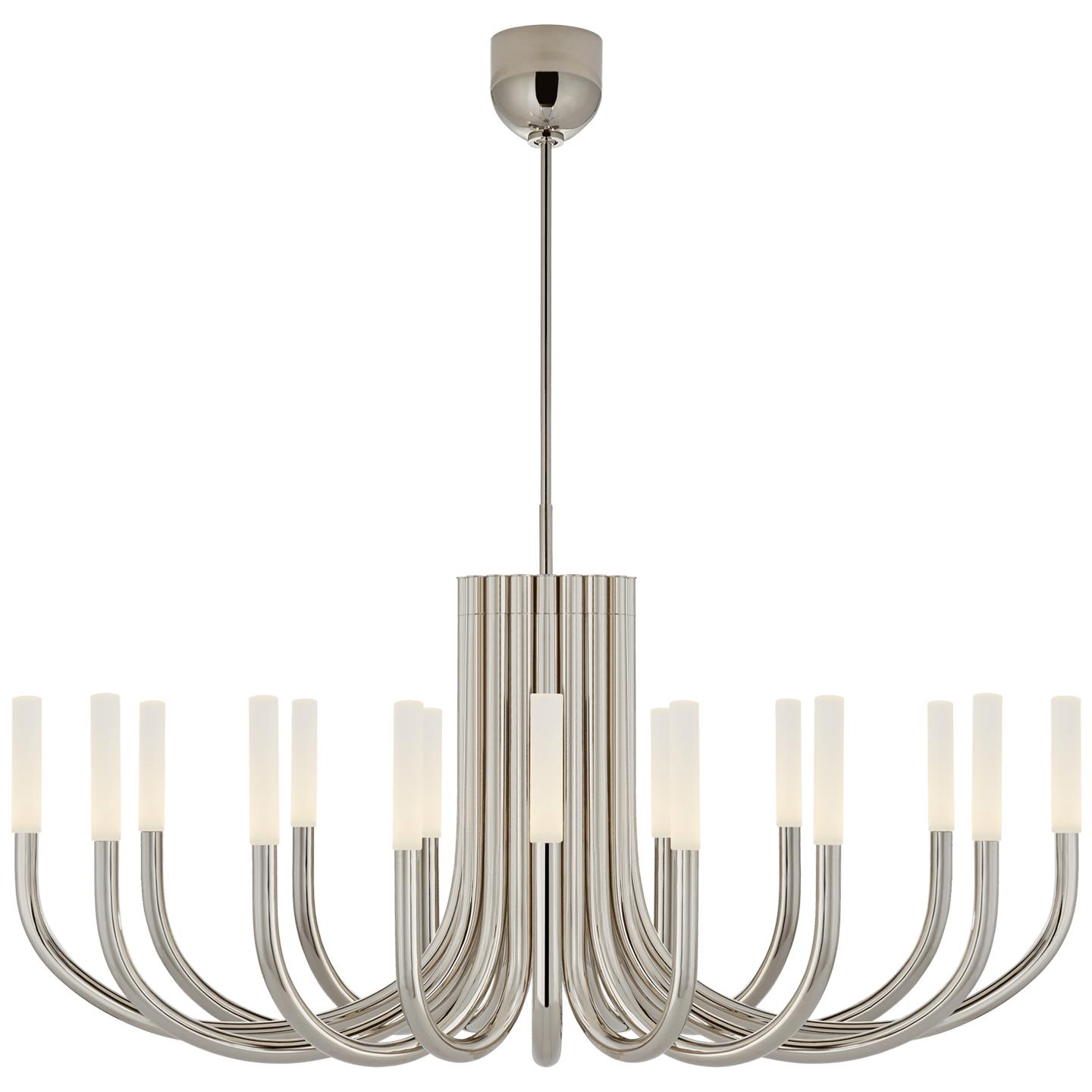 Polished Nickel Etched Crystal