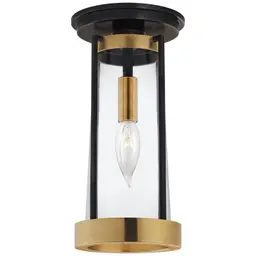 Bronze and Brass Clear Glass