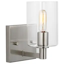 Brushed Nickel LED Bulb(s) Included