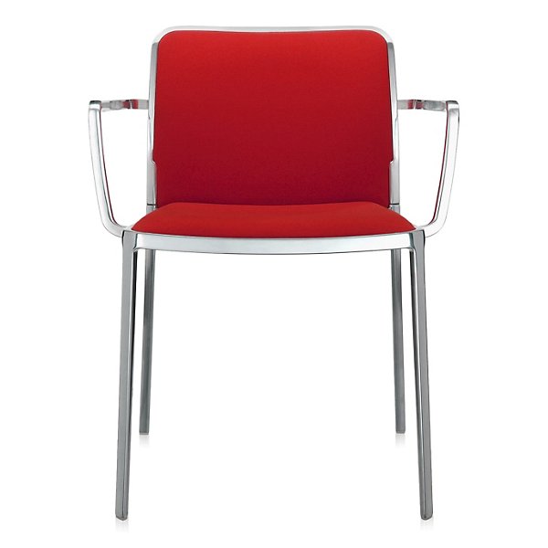 Polished Aluminum,Trevira Red