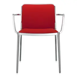 Polished Aluminum,Trevira Red