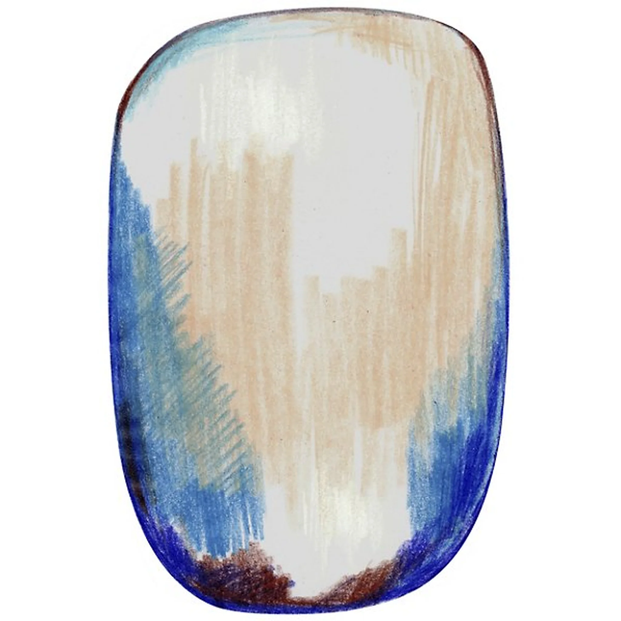 Купить Коврик Scribble Blue/Grey/Beige Rug в интернет-магазине roooms.ru