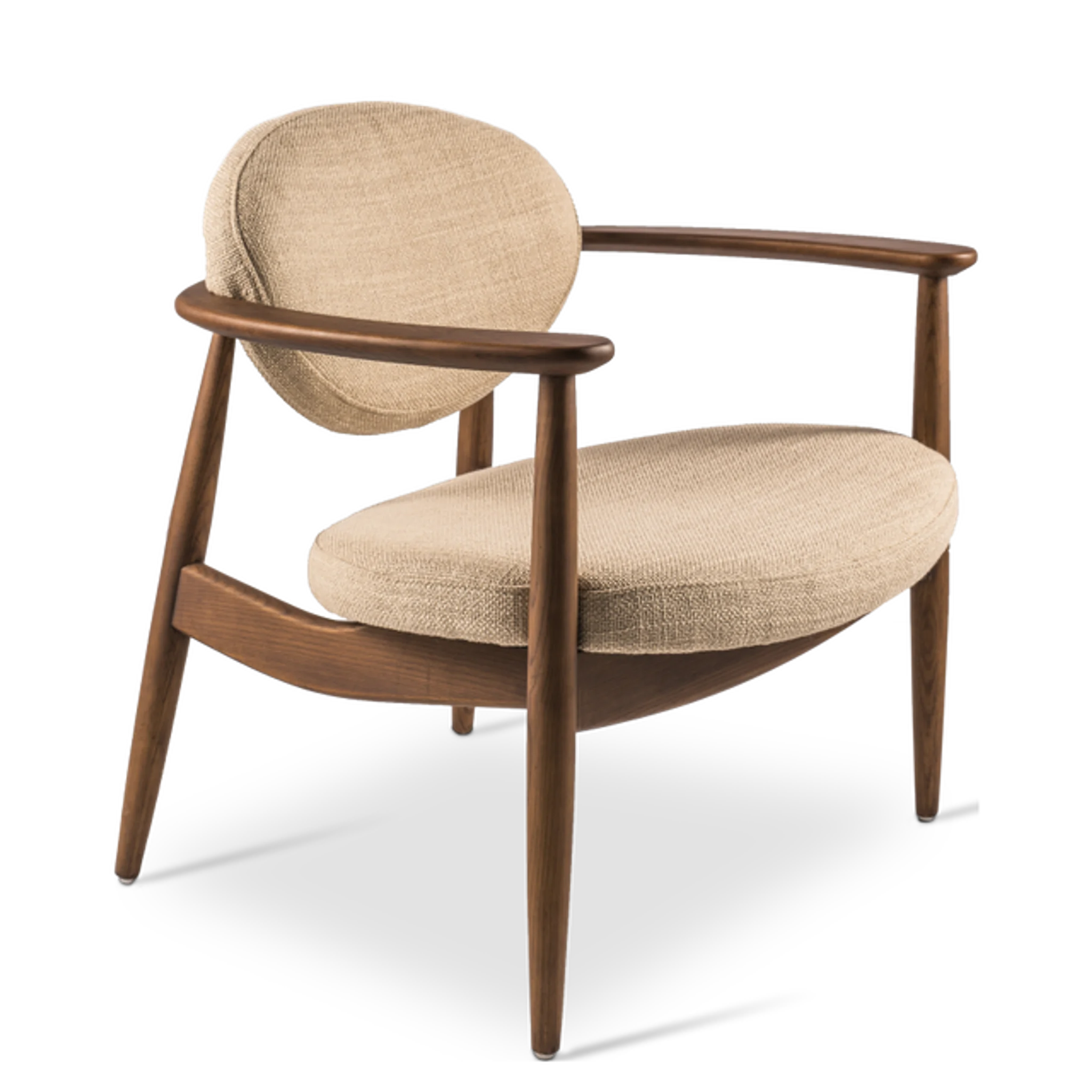 Купить Кресло Smooth Fabric Roundy Chair в интернет-магазине roooms.ru