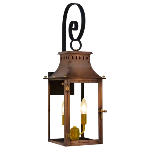 Купить Уличное бра Market Street 19" Top Scroll Wall Lantern в интернет-магазине roooms.ru