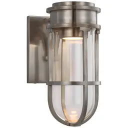 Antique Nickel Clear Glass