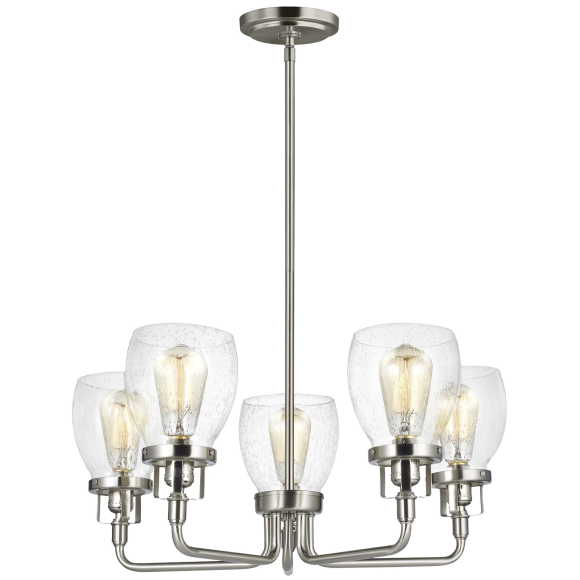 Brushed Nickel LED Bulb(s) Included