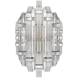 Polished Nickel with Clear Acrylic Clear Acrylic