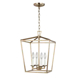 Satin Brass LED Bulb(s) Included
