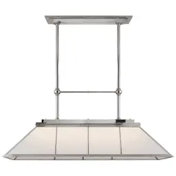 Polished Nickel White Glass