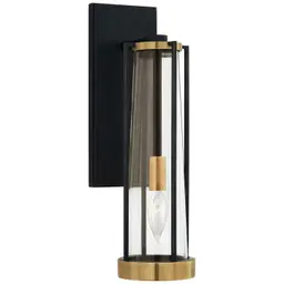 Bronze and Brass Clear Glass