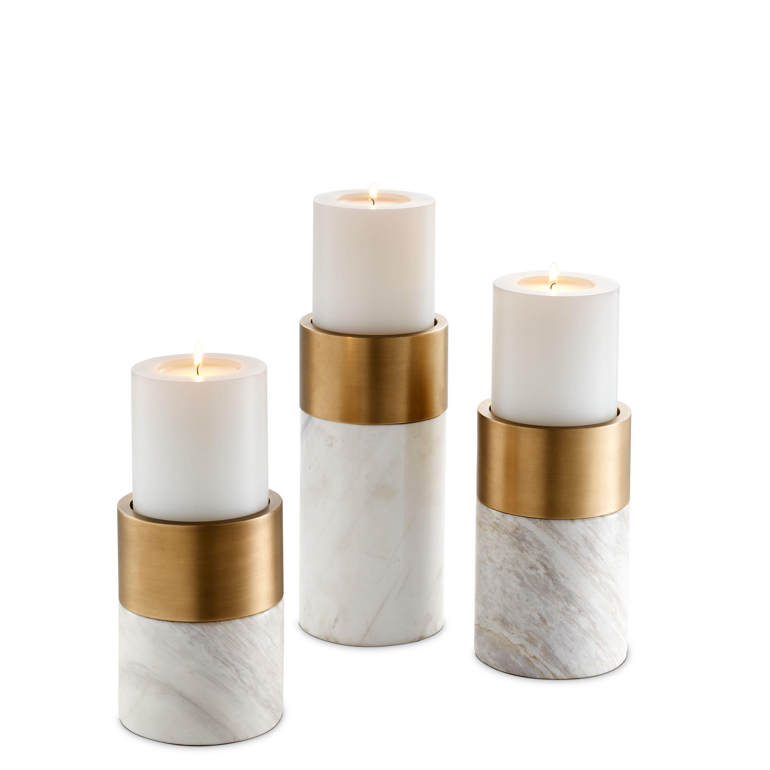 white marble | brushed brass finish