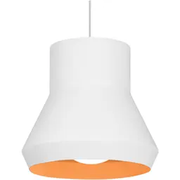 White Outside/Orange Inside A19 LED 90 CRI 2700K 120V (T20/T24)
