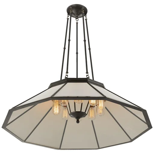 Купить Люстра Rivington Large Ten-Paneled Chandelier в интернет-магазине roooms.ru