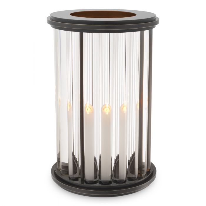 bronze finish | clear glass L