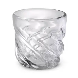 hand blown glass | clear S