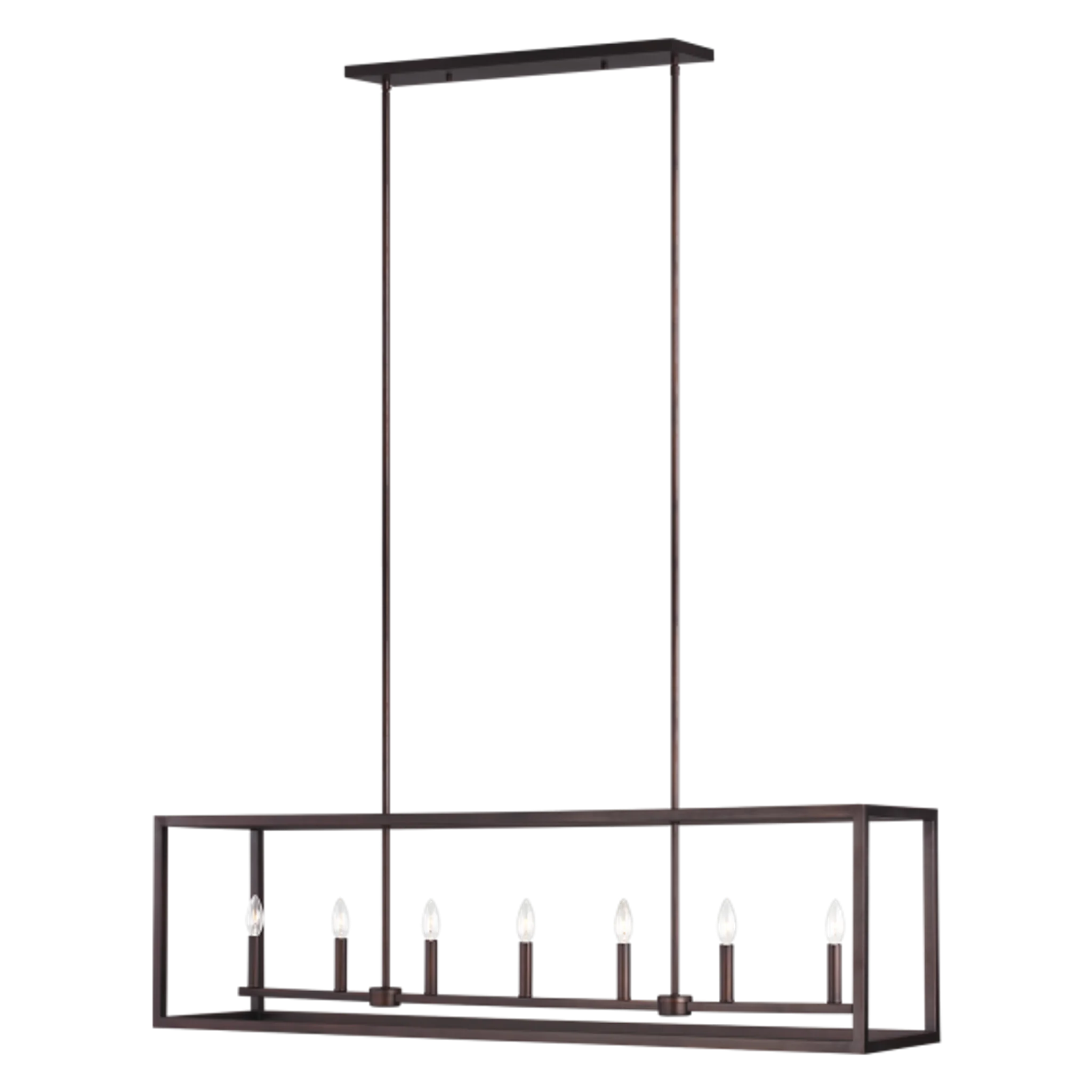 Купить Подвесной светильник Moffet Street Long Seven Light Linear Pendant в интернет-магазине roooms.ru