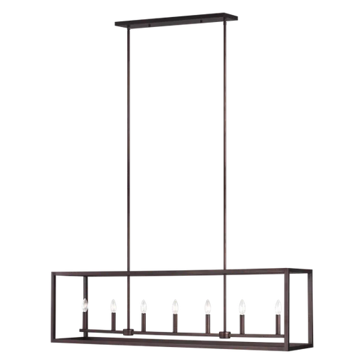 Купить Подвесной светильник Moffet Street Long Seven Light Linear Pendant в интернет-магазине roooms.ru