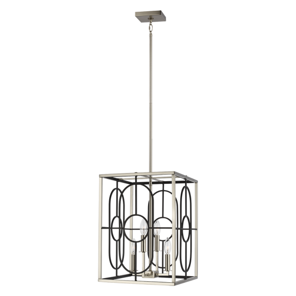 Brushed Nickel LED Bulb(s) Included