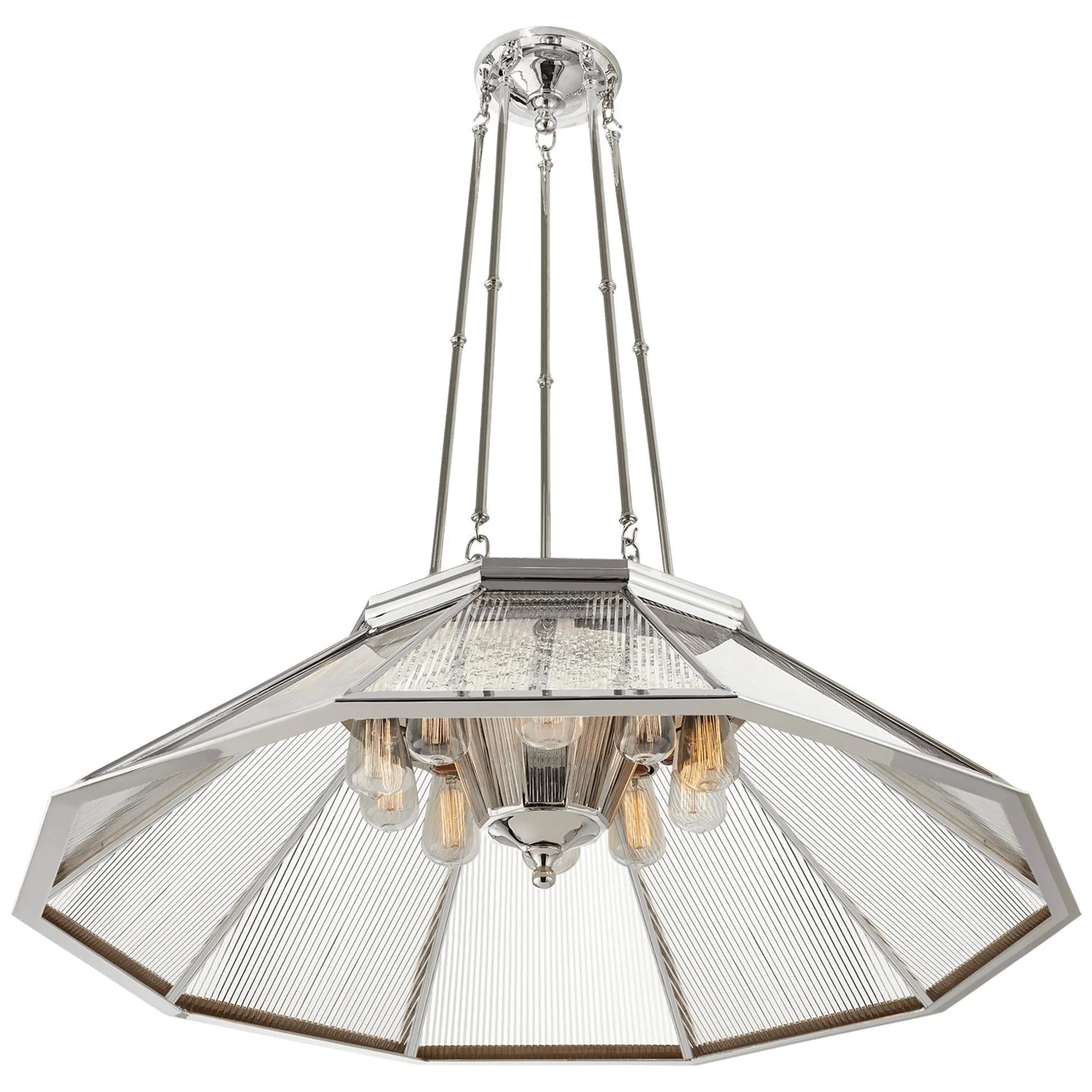 Купить Люстра Rivington Large Ten-Paneled Chandelier в интернет-магазине roooms.ru