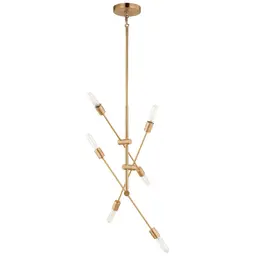 Satin Brass LED Bulb(s) Included