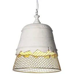 14 in, 2700 (Warm), 1 (Not Included),Gold Mesh