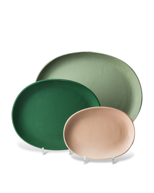 Dark green Powder coated aluminium