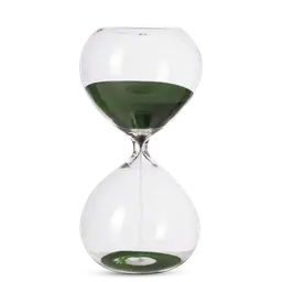 Dark green Glass with sand