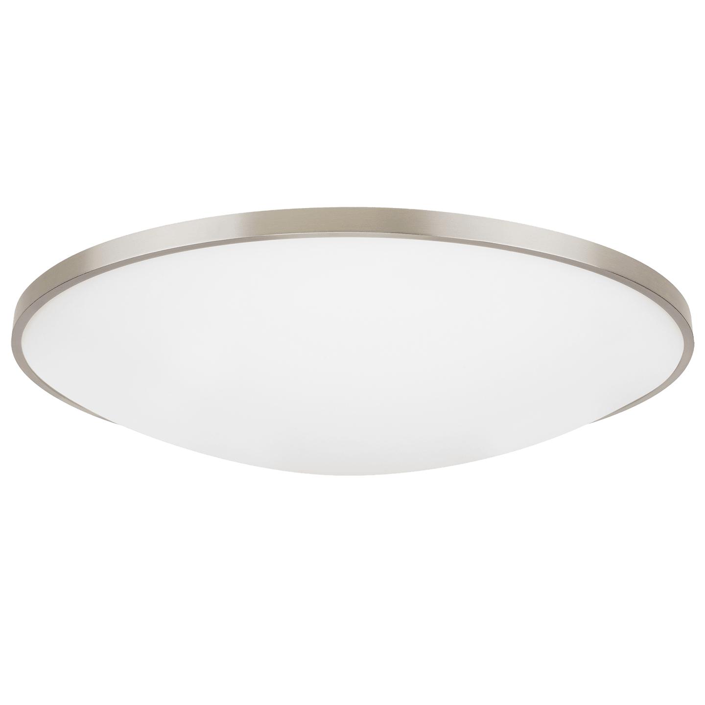 Satin Nickel 24" Diameter LED 90 CRI 3000K 120V