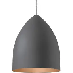 Rubberized Gray/Copper A19 LED 90 CRI 2700K 120V (T20/T24)