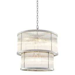 nickel finish | clear glass