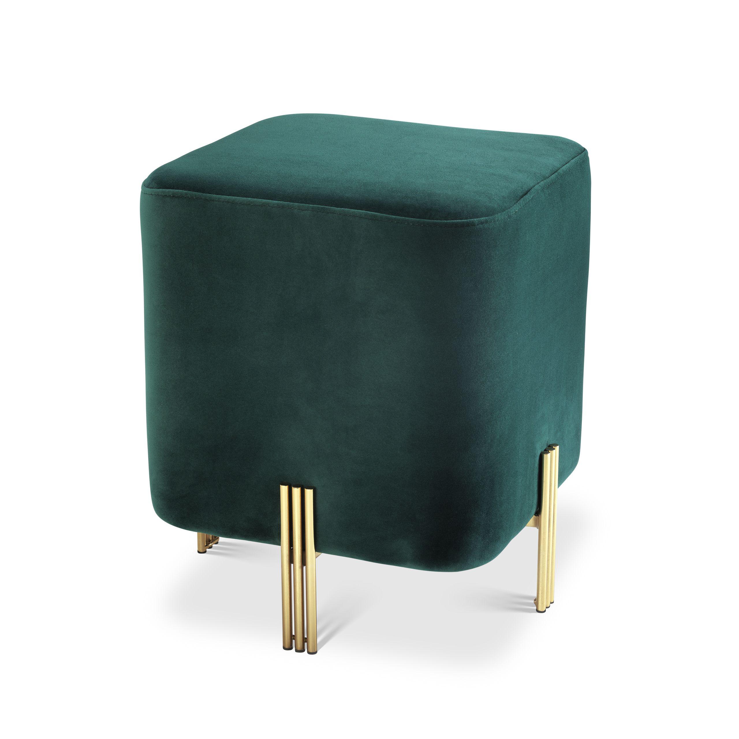 savona dark green velvet | gold finish