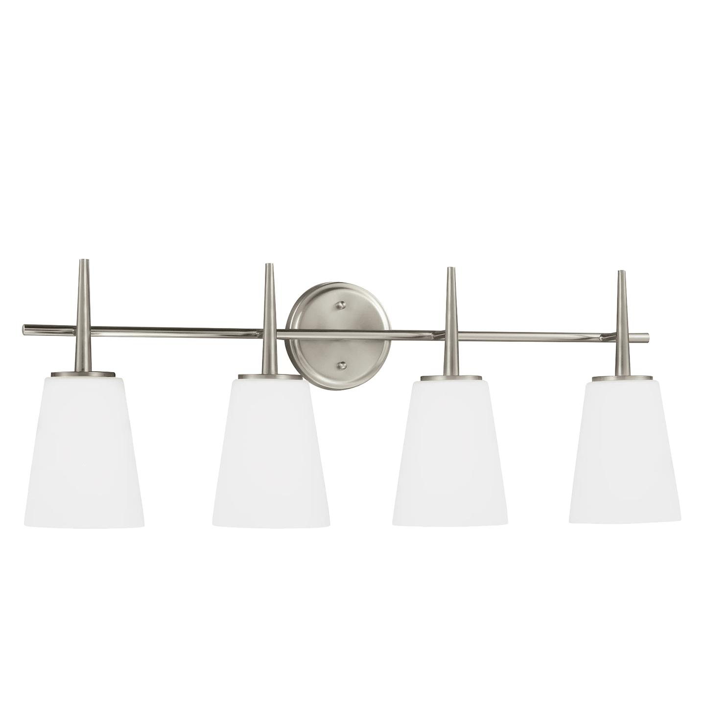 Brushed Nickel LED Bulb(s) Included