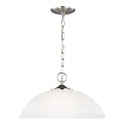 Brushed Nickel LED Bulb(s) Included