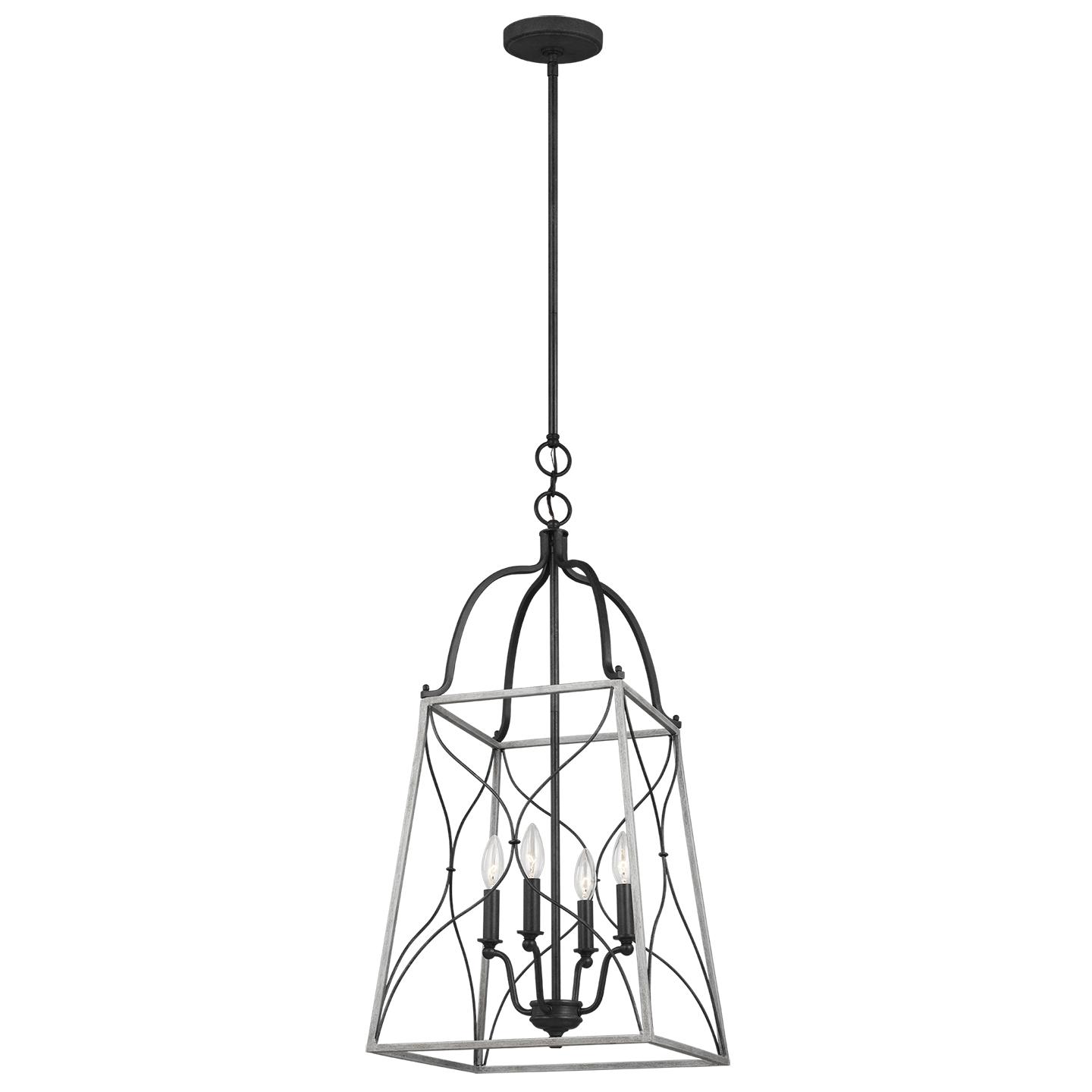 Weathered Zinc LED Bulb(s) Included