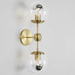 Brushed Brass,Clear