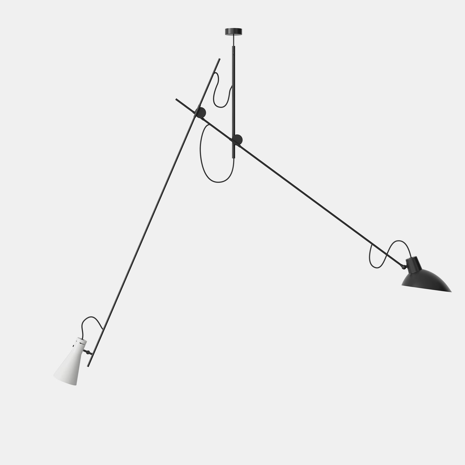 Black Structure, White and Black Reflectors