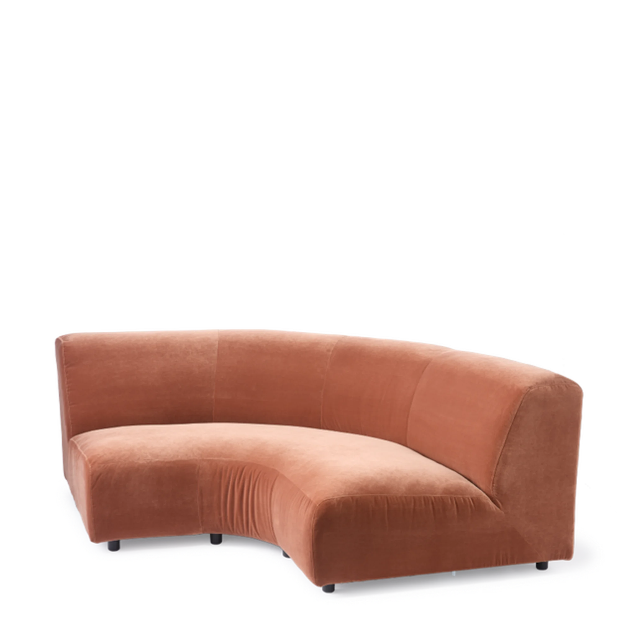 Купить Прямой диван 1/4 Circle - Quarter Circle Module velvet в интернет-магазине roooms.ru