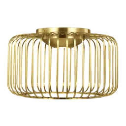 Plated Brass 15" Integrated LED 90 CRI 3000K 120V