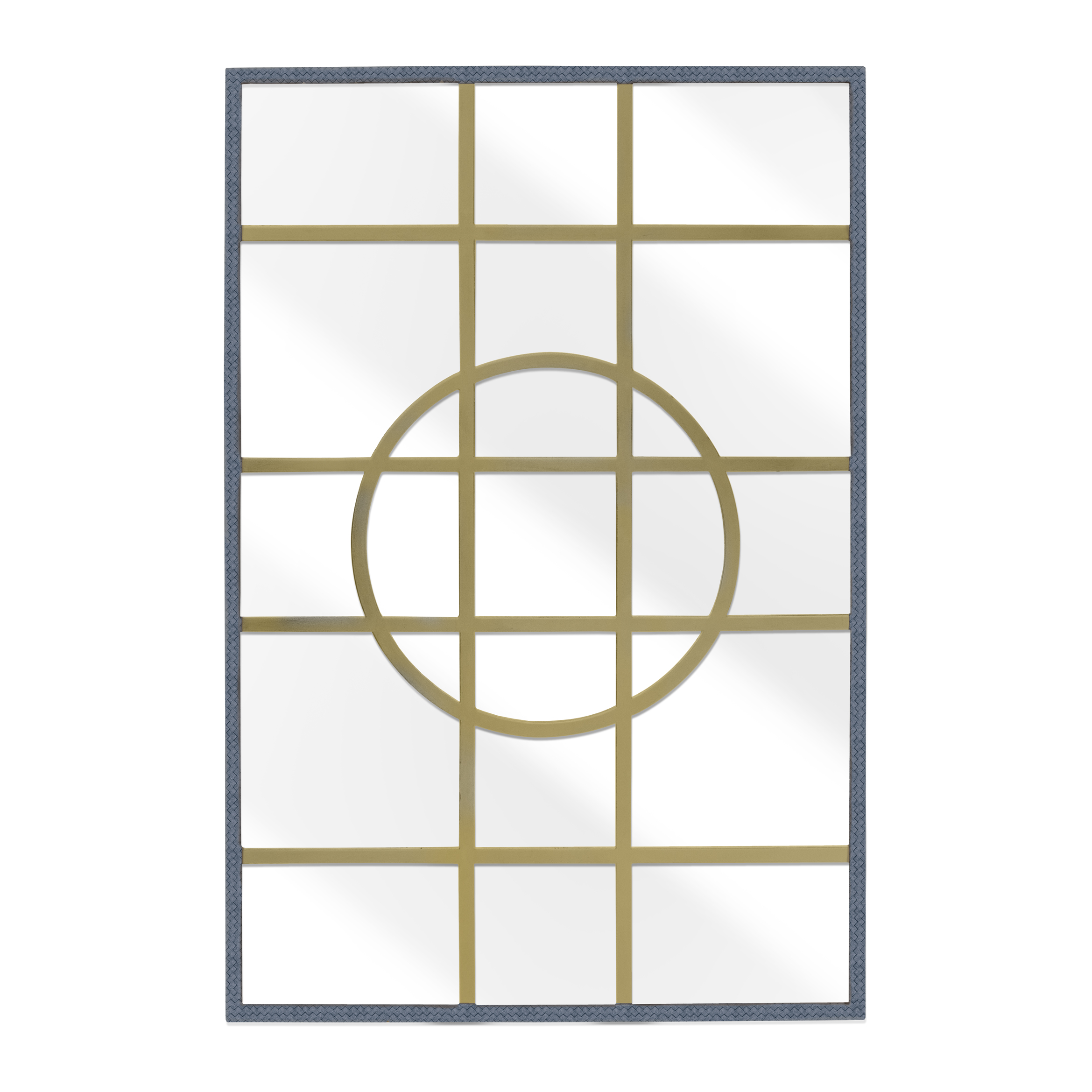 Купить Настенное зеркало Hampton Leather Mirror в интернет-магазине roooms.ru