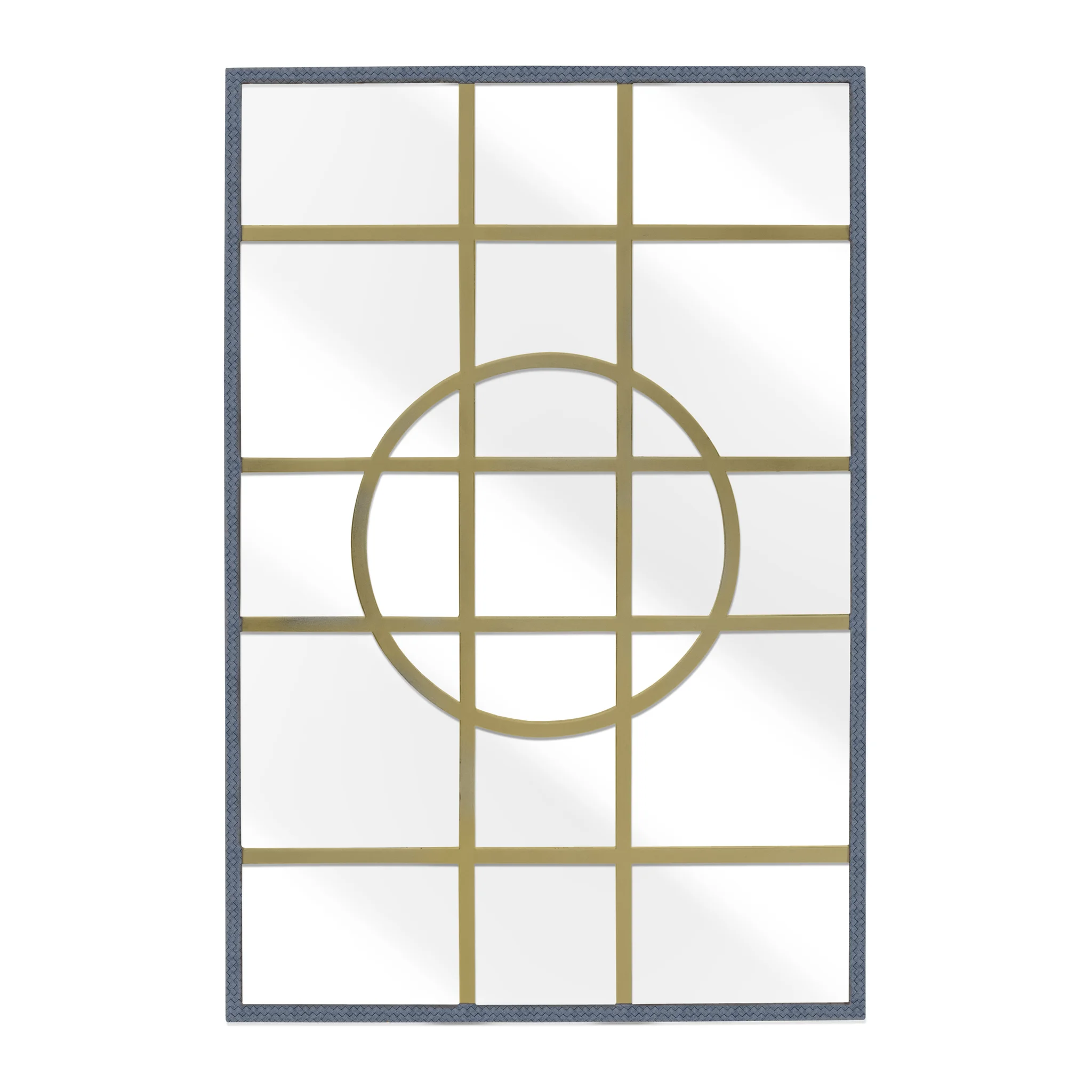 Купить Настенное зеркало Hampton Leather Mirror в интернет-магазине roooms.ru