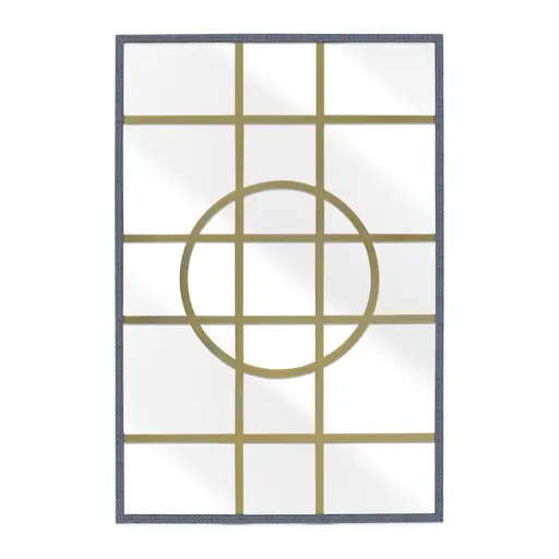 Купить Настенное зеркало Hampton Leather Mirror в интернет-магазине roooms.ru