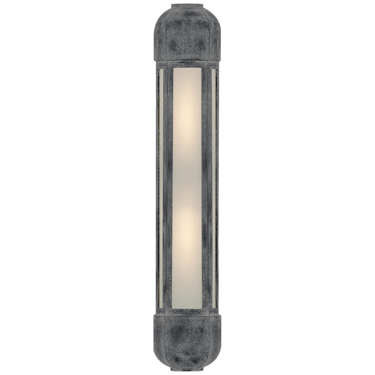 Weathered Zinc Frosted Glass