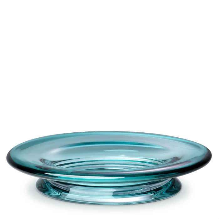 hand blown glass | turquoise colour